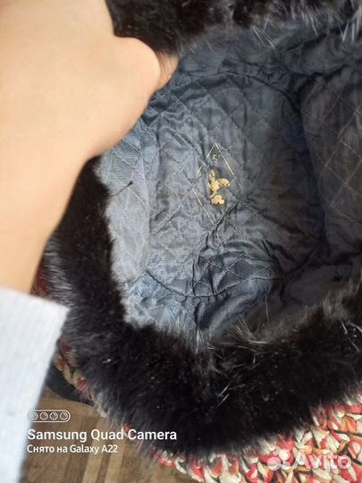 Шапка норковая женская