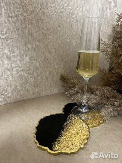 Подстаканники из эпоксидной смолы