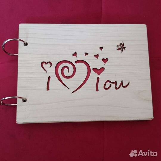 Фотоальбом деревянный новая