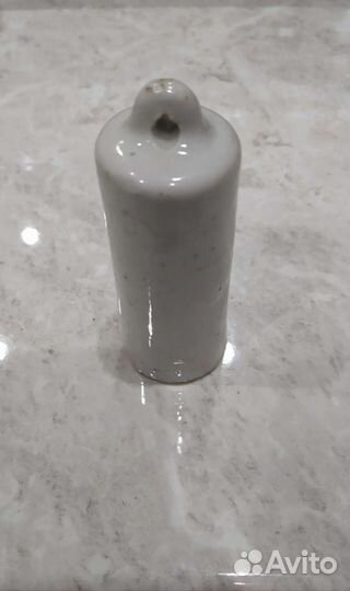 Старый керамический грузик для часов