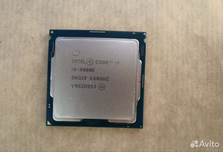 Процессор Intel core i9 9900k