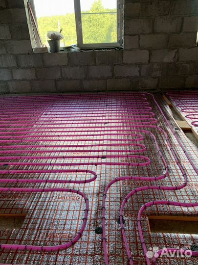 Установка теплого пола / Водяной / Теплый пол