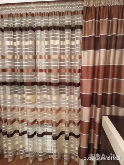 Комплект готовых штор