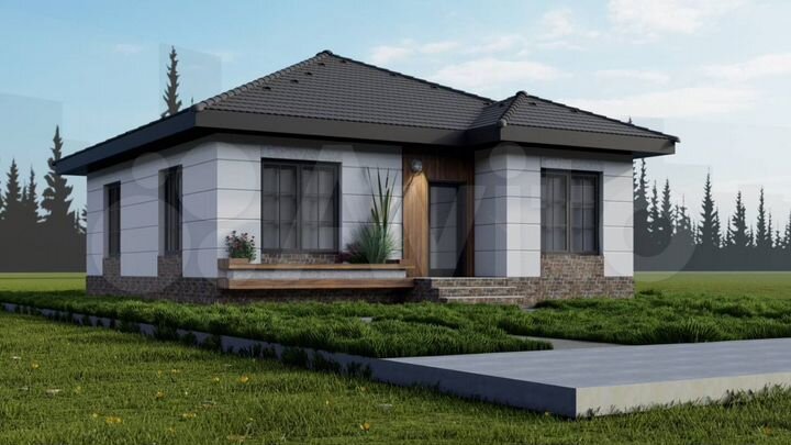 Дом 130 м² на участке 4 сот.