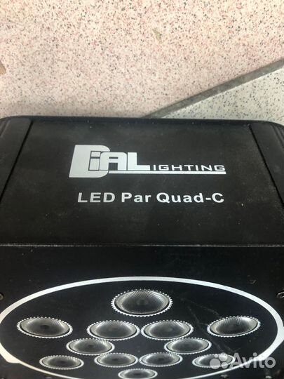 Светодиодный rgbw-прожектор LED PAR quad-C