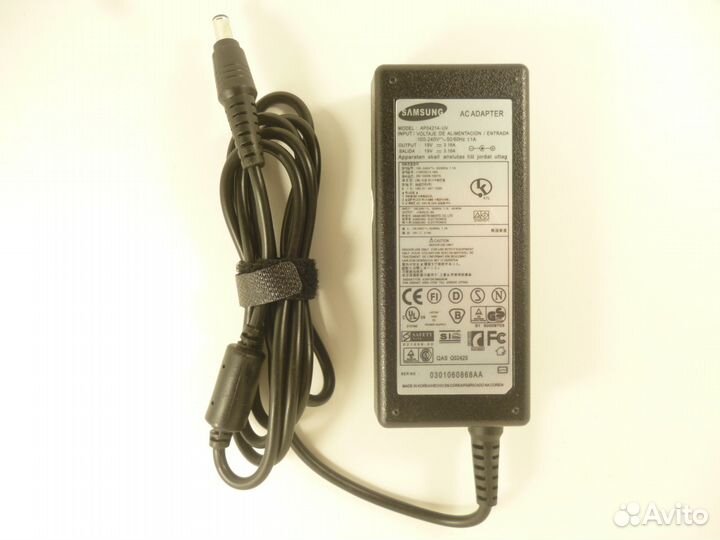 Новый блок питания Samsung 60W 19V 3.16A (5.5x3.0)