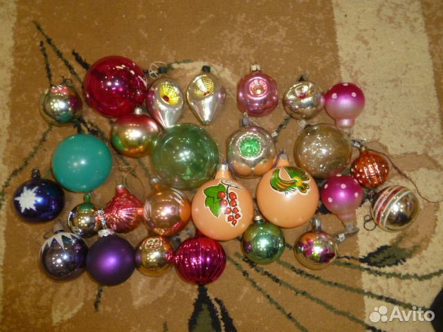 Елочные игрушки СССР. Шары