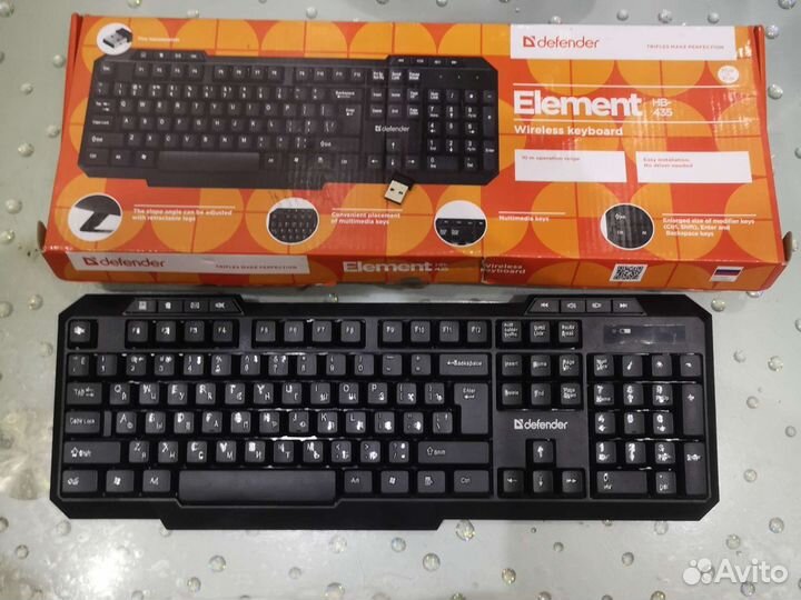 Клавиатура defender element HB-435 RU