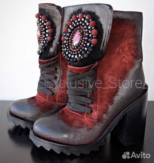 Ботильоны новые натуральные