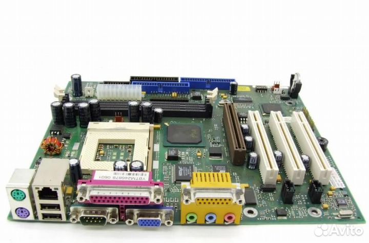 Материнская плата s370 и обвес на нее