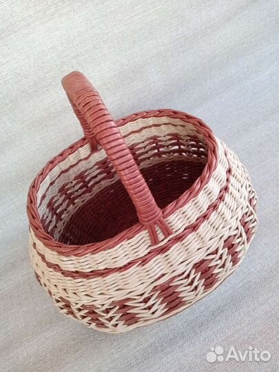 Корзина плетеная для грибов