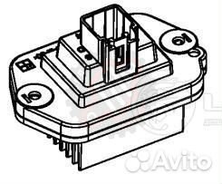Резистор электровентилятора отопителя для автомоби