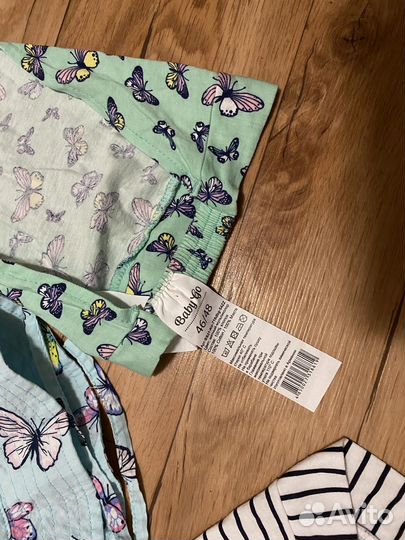 Панамка и косынки для девочки Baby go