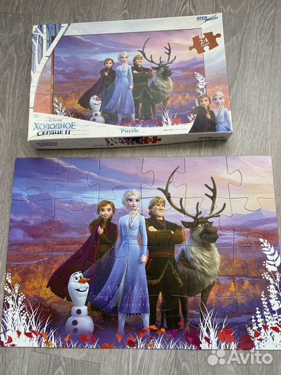 Пазлы пакетом «Холодное сердце» maxi