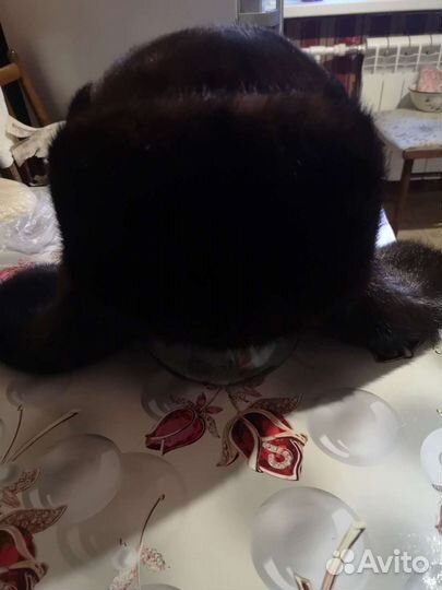 Норковая шапка мужская