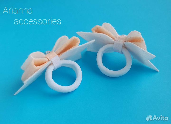 Резинки для волос для девочек из фетра