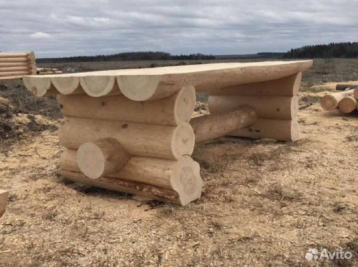 Рубленный стол