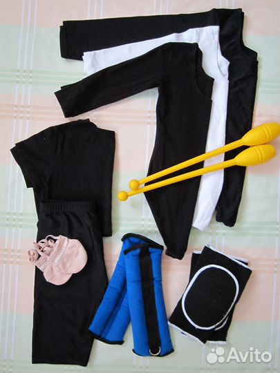 Купальник черный для гимнастики р.110-116 (5-6лет)