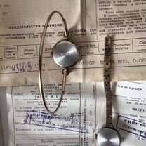 Часы Чайка и карманные часы Молния