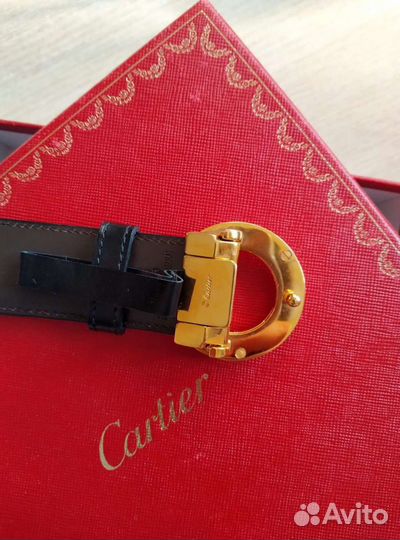 Ремень женский кожаный Cartier оригинал