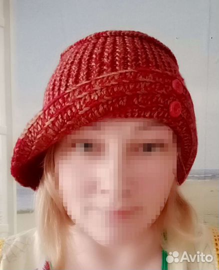 Шапка шляпка