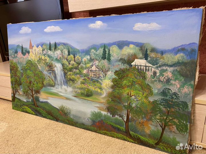 Картина маслом на холсте пейзаж