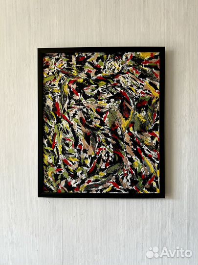 Картина абстракция акрил “Скрытое“