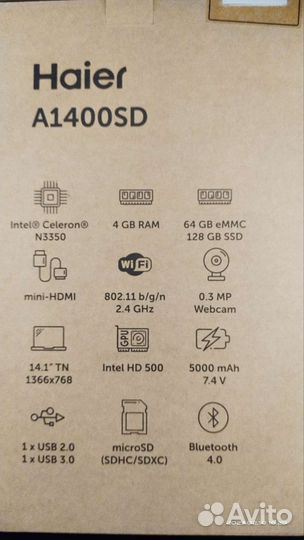 Haier a 1400sd ноутбук