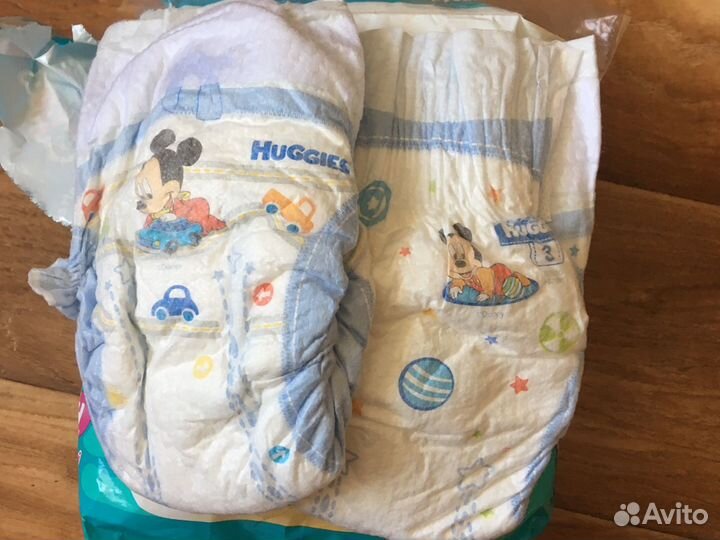 Трусики pants babiko и 2 шт подгузники Huggies