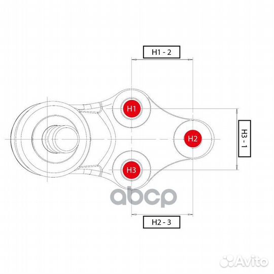 Опора шаровая нижн toyota: RAV 4 06-09, corola