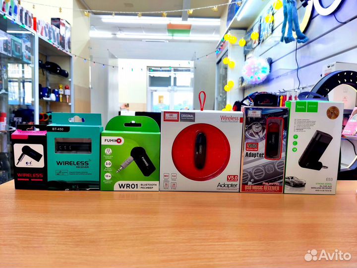 Bluetooth AUX адаптер аудио для музыки