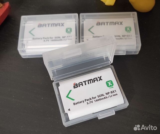 Три аккумулятора для Sony X3000, AS300, AS50,X1000