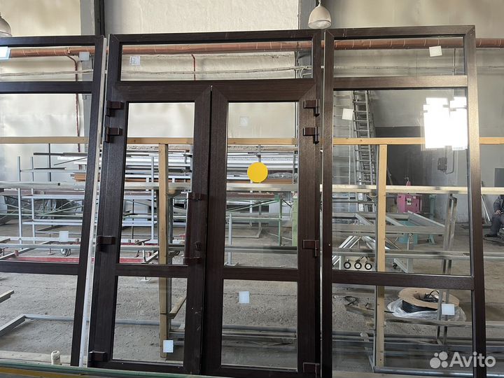 Дверь пластиковая пвх входная бу