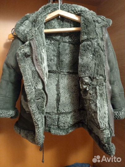 Дублёнка натуральная детская от 1,5-3 лет