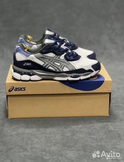 Кроссовки asics gel NYC blue