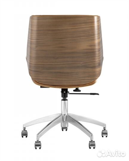 Кресло офисное TopChairs Crown коричневое