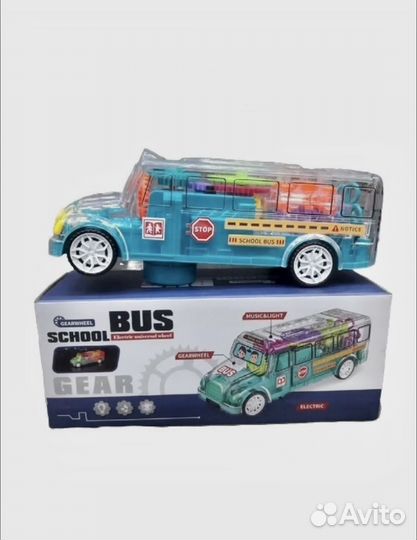 Gear School Bus Прозрачный автобус со звуком
