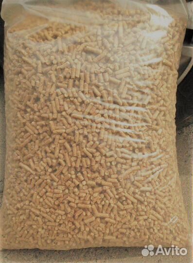 Пеллеты. Древесный наполнитель. Кошачий туалет