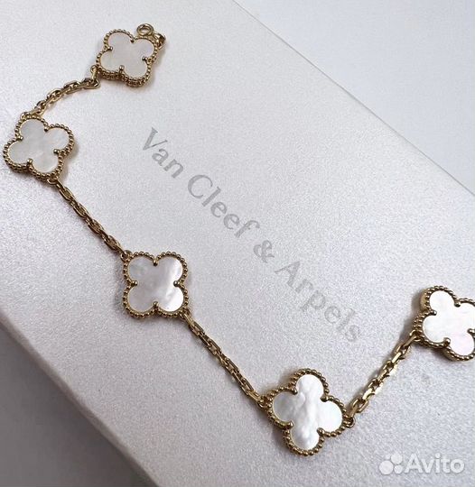 Браслет van cleef золото