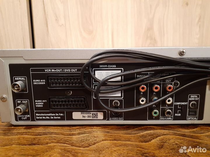 DVD VHS проигрыватель LG