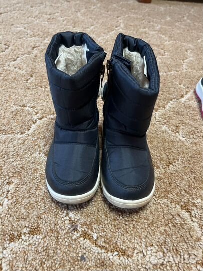 Сапоги дутики для девочки 27