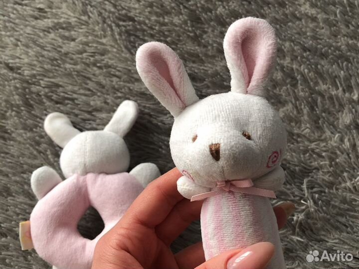 Мягкие игрушки погремушки