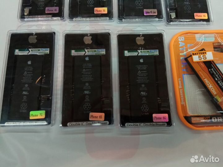 Аккумуляторы на iPhone 4, 4S, 5, 5S. Новые