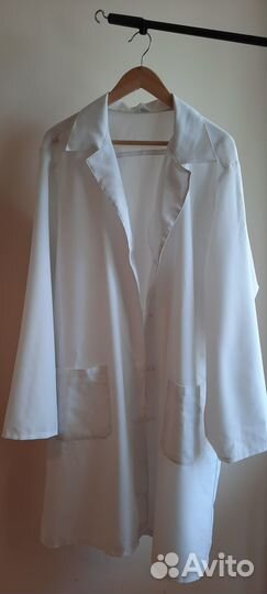 Халат белый, медицинский