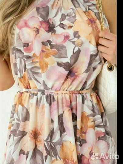 Ткань с принтом для сарафанов, платьев, блузок