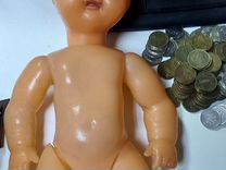 Кукла пупс на резинках СССР 35 см