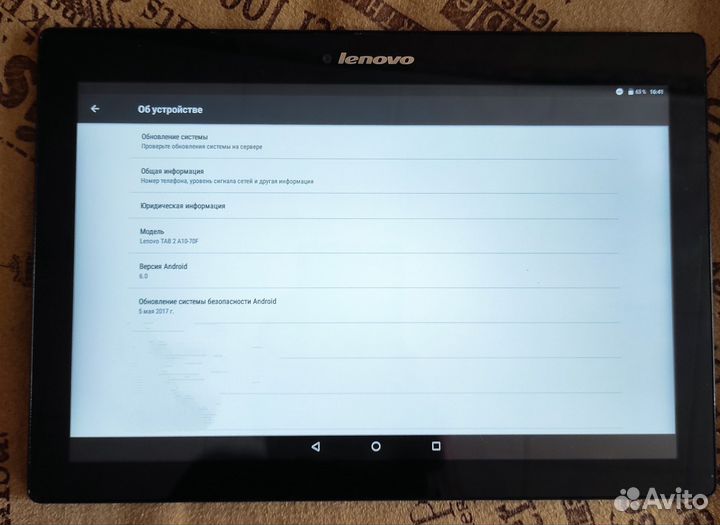 Планшет Lenovo tab 2 a10-70F