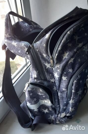 Школьный рюкзак отличного качества, 7 карманов