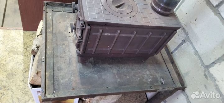 Печь буржуйка чугунная разборная СССР