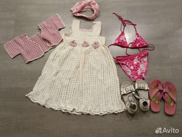 Пляжный сарафан 122-128